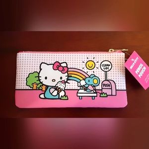 Hello Kitty Zippered Pencil Pouch